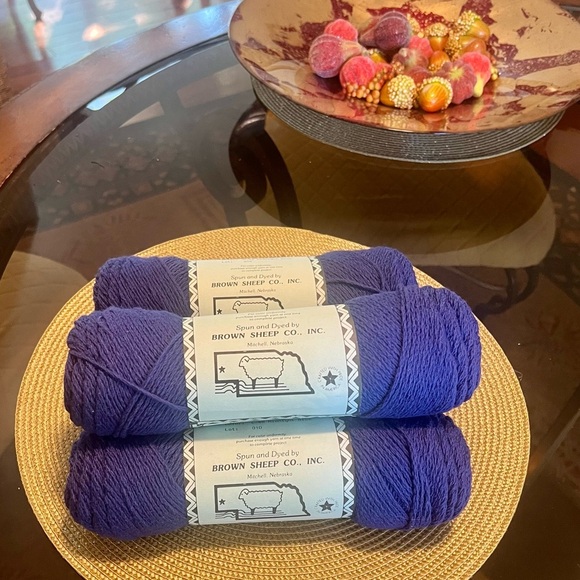 Brown Sheep Co. Blue Yarn Set - Picture 2 of 5